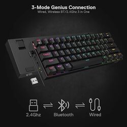 Draconic K530RGBRedragon K530 Draconic RGB WiredWireless Dual Mode Mechanical Keyboard